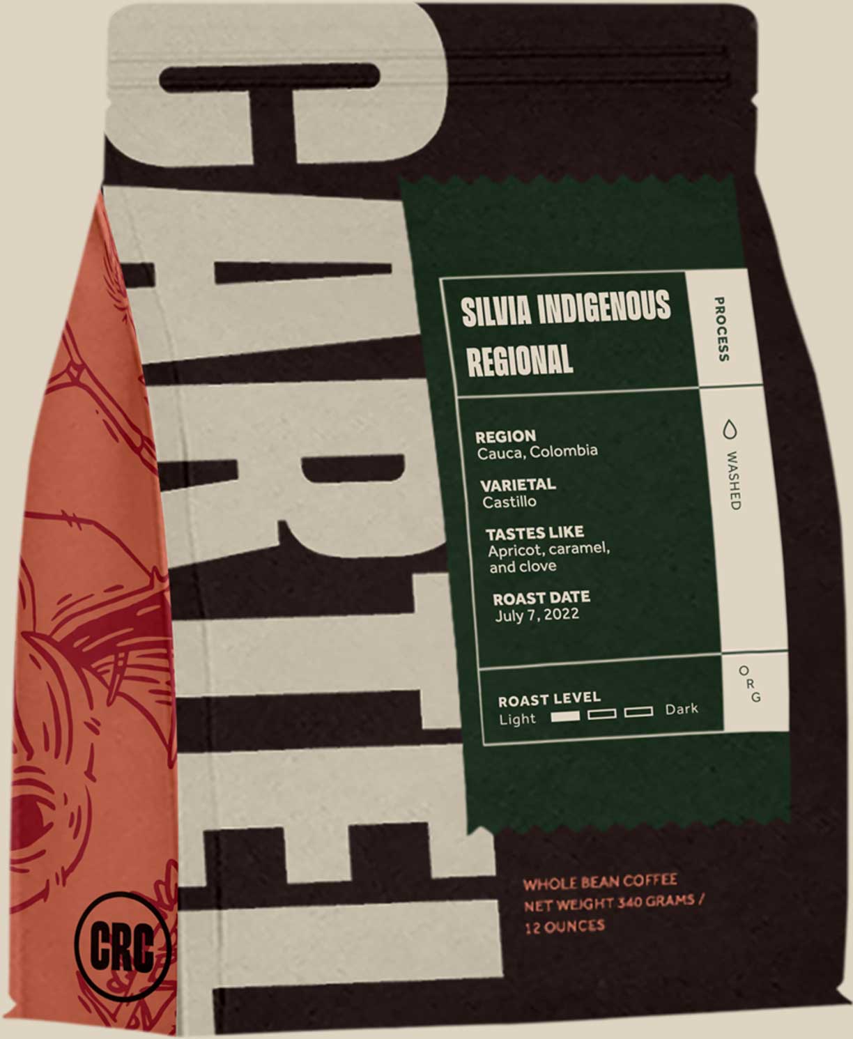 Silvia Indigenous Regional coffee bag